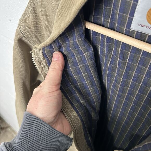 Vintage Carhartt Sheet-Lined Plainsman Jacket “Taupe” JS0121 - Picture 7 of 9